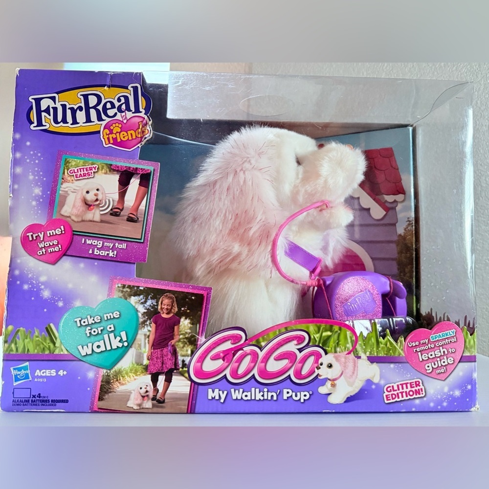 Electronics FurReal Friends Glitter Go Go My Walkin Pup Hasbro Vintage Toy New